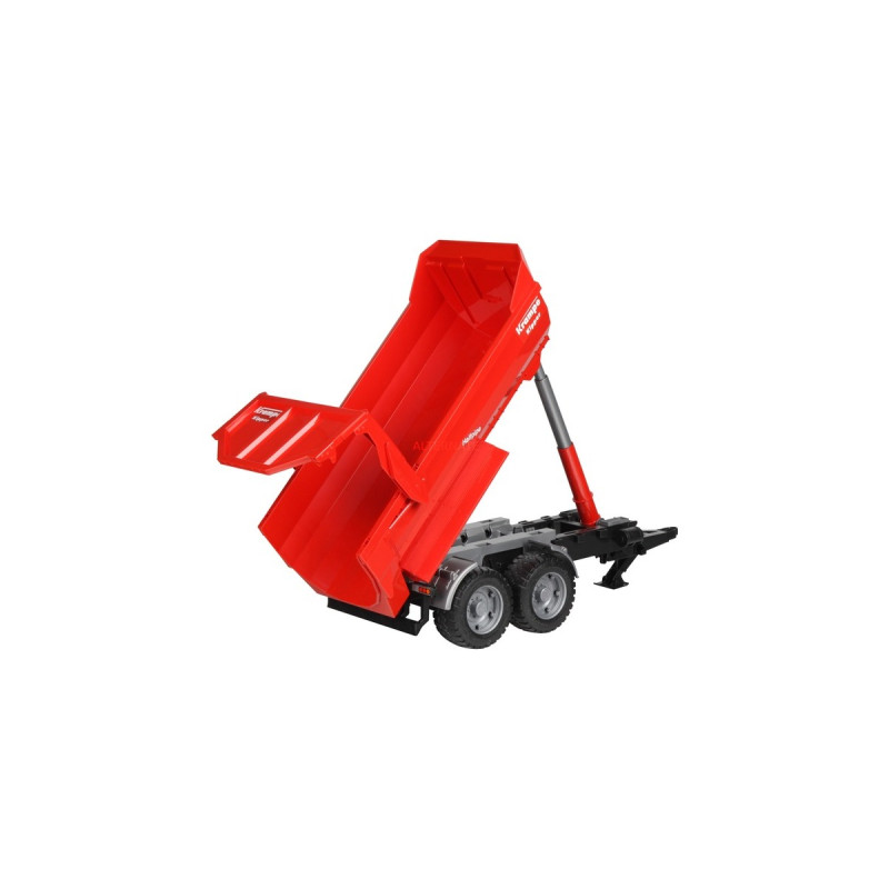 bruder Krampe Tandem-Halfpipe-Kippanhänger, Modellfahrzeug