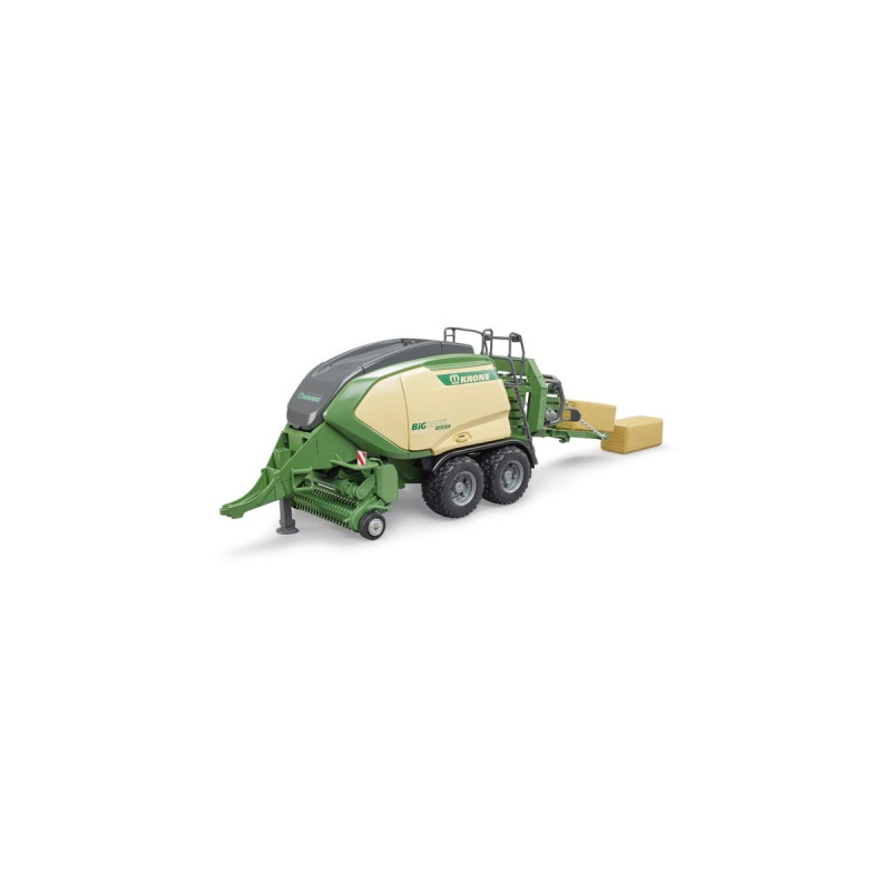 bruder Krone Big Pack 1290HDP VC, Modellfahrzeug(grün, mit 2 Quaderballen)