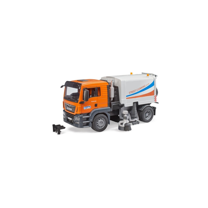 bruder MAN TGS LKW Straßenreinigung, Modellfahrzeug
