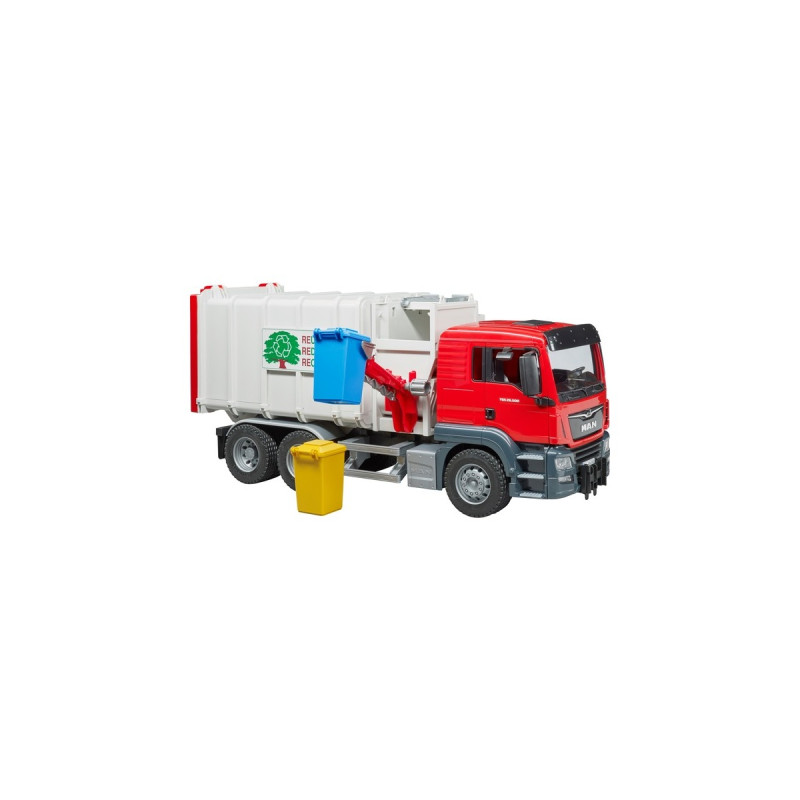 bruder MAN TGS Seitenlader Müll-LKW, Modellfahrzeug