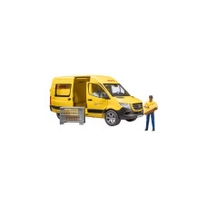 bruder MB Sprinter DHL mit Fahrer, Modellfahrzeug(gelb)