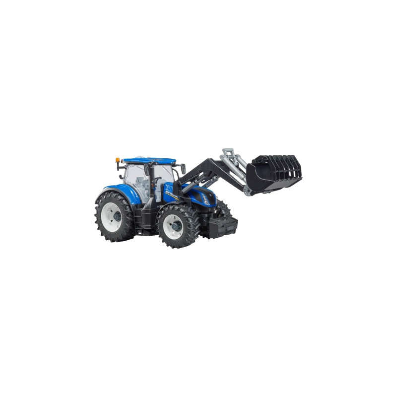 bruder New Holland T7.315 , Modellfahrzeug(blau/grau, mit Frontlader)