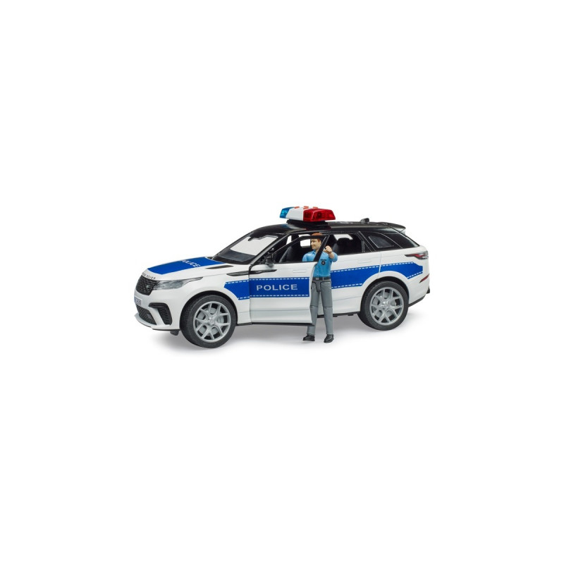 bruder Range Rover Velar Polizeifahrzeug mit Polizist, Modellfahrzeug(inkl. Light + Sound Modul)
