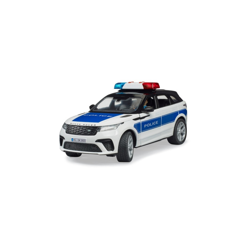 bruder Range Rover Velar Polizeifahrzeug mit Polizist, Modellfahrzeug(inkl. Light + Sound Modul)