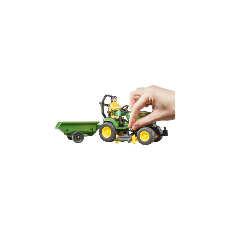bruder bworld John Deere Aufsitzrasenmäher, Modellfahrzeug