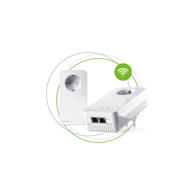 devolo Magic 1 WiFi 2-1-2 Starter Kit, Powerline(zwei Adapter)