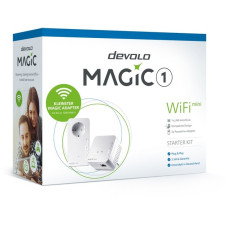 devolo Magic 1 WiFi 2-1-2 Starter Kit mini, Powerline + WLAN(2 Adapter)
