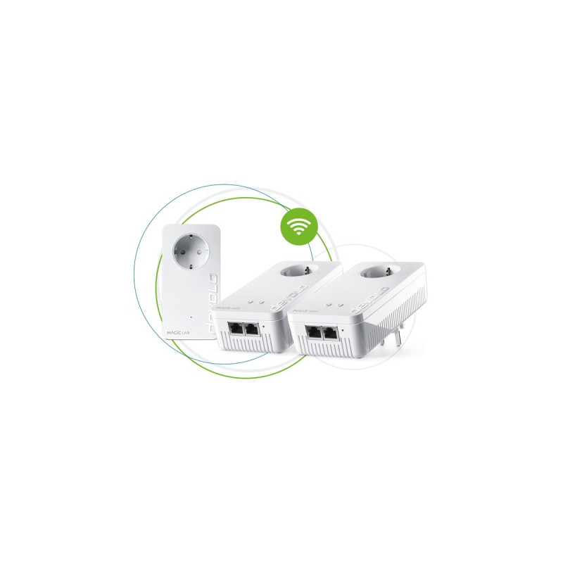 devolo Magic 1 WiFi 2-1-3 Multiroom Kit, Powerline(zwei Adapter)