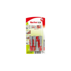 fischer Dübel DUOPOWER 12x60 K(hellgrau/rot, 4 Stück)
