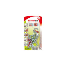 fischer Dübel DUOPOWER 6x30 RH K(hellgrau/rot, 6 Stück)