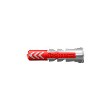 fischer Dübel DUOPOWER 6x30 (+20% mehr Inhalt)(hellgrau/rot, 120 Stück)