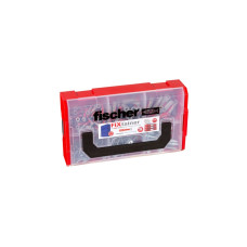 fischer FixTainer-DUOPOWER + Schraube, Dübel(hellgrau/rot, mit Schrauben, 210-teilig)