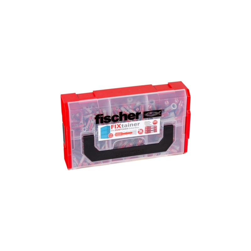 fischer FixTainer - DUOPOWER, Dübel(hellgrau/rot, 210-teilig)