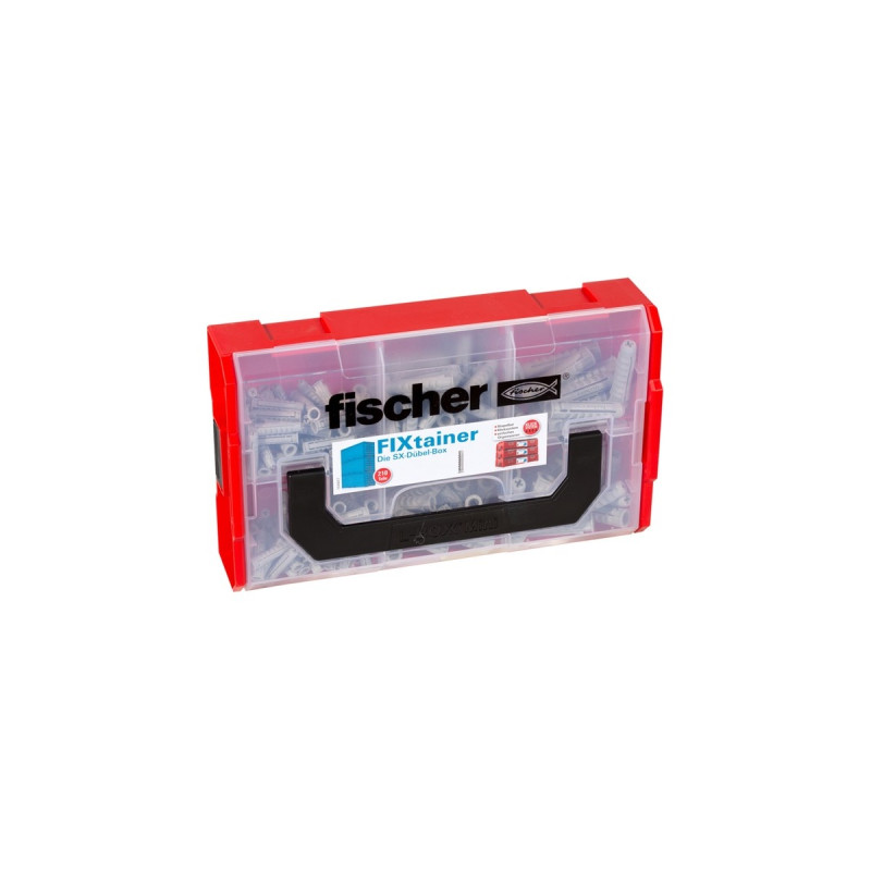 fischer FixTainer - SX-Dübel-Box(hellgrau, 210-teilig)
