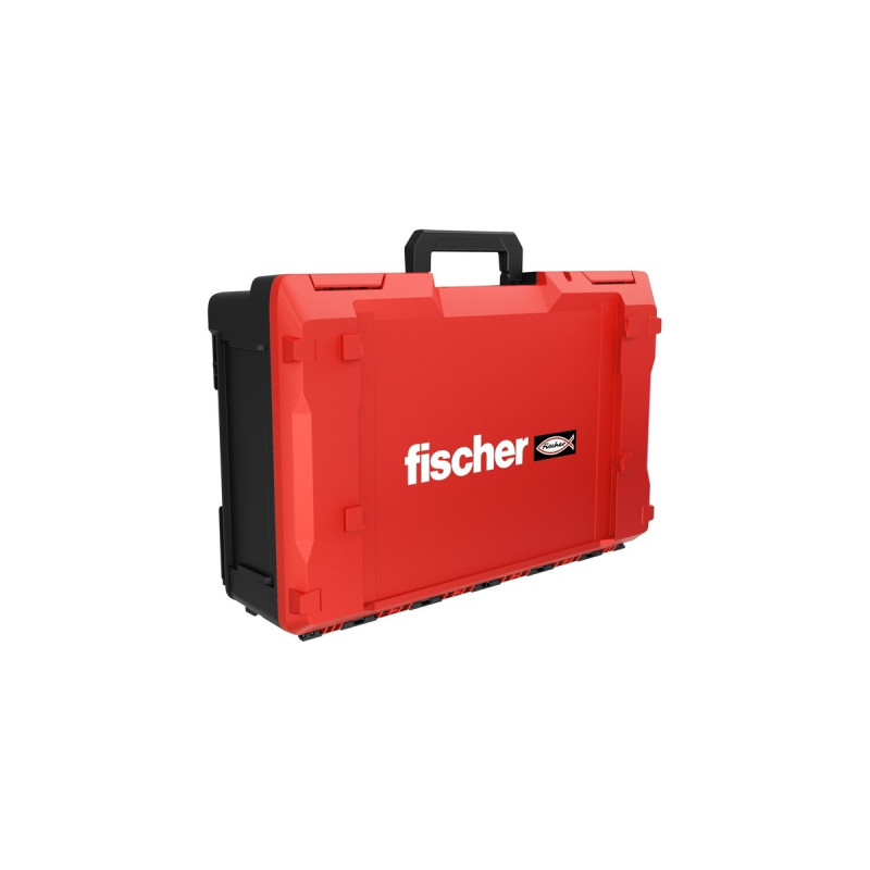 fischer Gasbetriebenes Setzgerät FGC 100, für Beton und Stahl, Nagler(rot/schwarz, 2x Li-Ionen Akku 2,5Ah, in XL-BOXX)