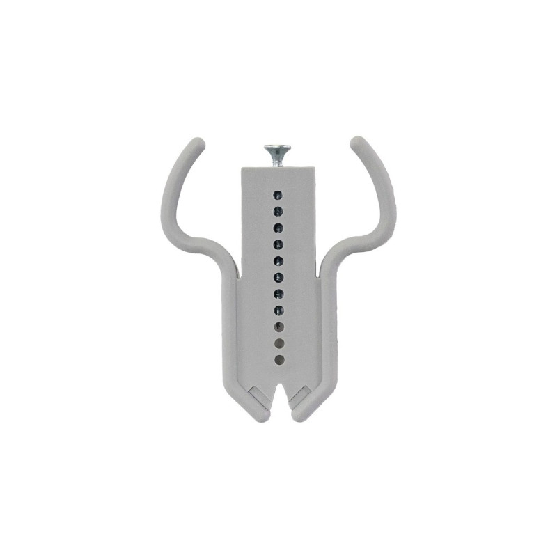 fischer Gehörnklammer(grau, 20 Stück, für Rehgehörne und Gamskrucken)