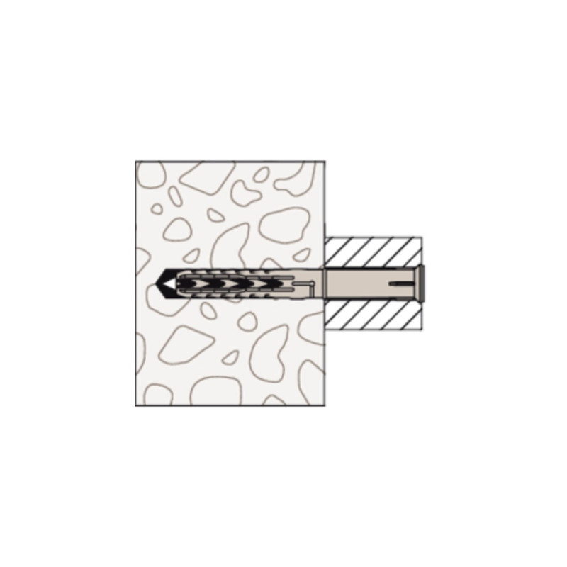 fischer Langschaftdübel SXR 6x60(hellgrau, 100 Stück)