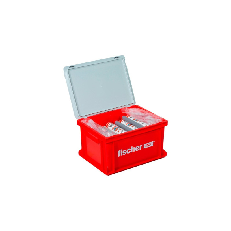 fischer Montagemörtel FIS VL 360 S HWK G(grau, 360ml, 20 Kartuschen, Koffer)