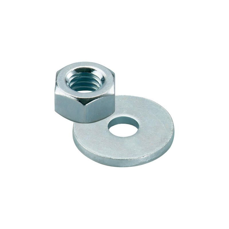 fischer Mutter / Scheibe M 20, galvanisch verzinkt(10 Stück, für Ankerstange FIS A M20)