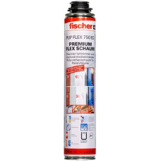 fischer Pistolenschaum Premium Flex Schaum PUP FLEX 750 B2, Dichtmasse(creme/weiß, 750ml)