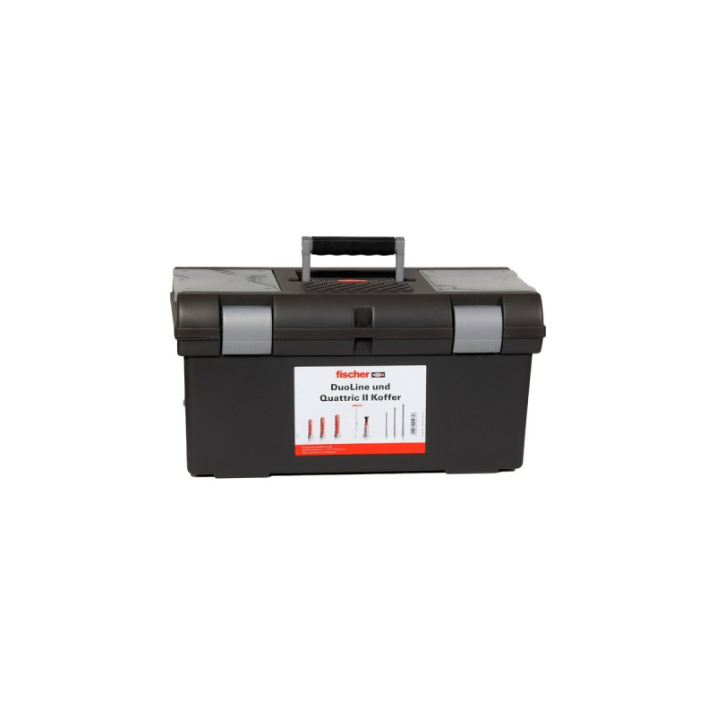 fischer Profi-Koffer DuoLine / Quattric II, Dübel(schwarz, 603-teilig)