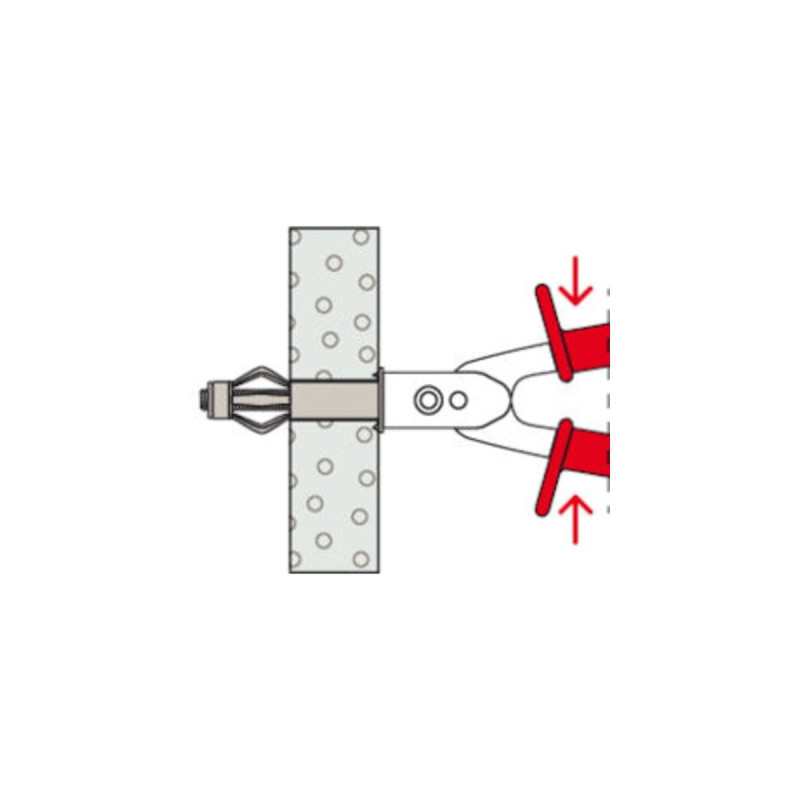 fischer Profizange HM Z 1(rot/schwarz, für Hohlraum-Metalldübel HM)