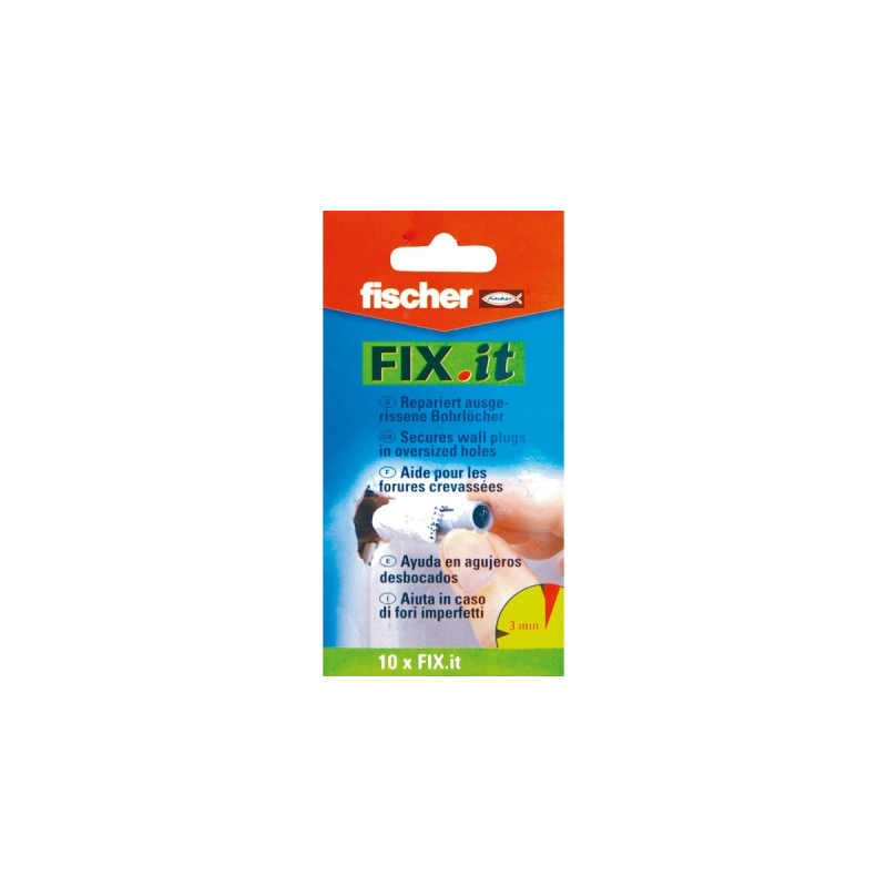 fischer Reparaturvlies FIX.it, Mörtel(weiß, 10 Stück)