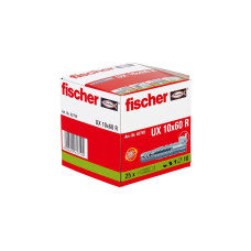 fischer Universaldübel UX 10x60 R(hellgrau, 25 Stück)