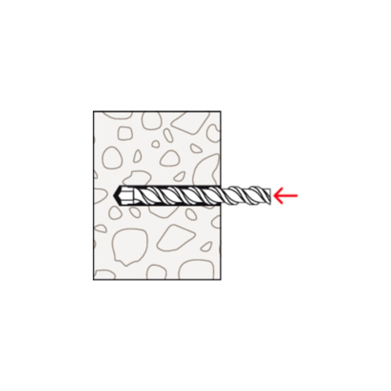 fischer Universaldübel UX 6x35(hellgrau, 100 Stück)