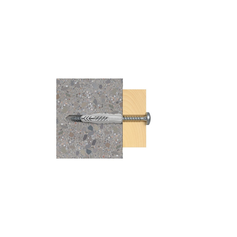 fischer Universaldübel UX 8x50(hellgrau, 50 Stück)