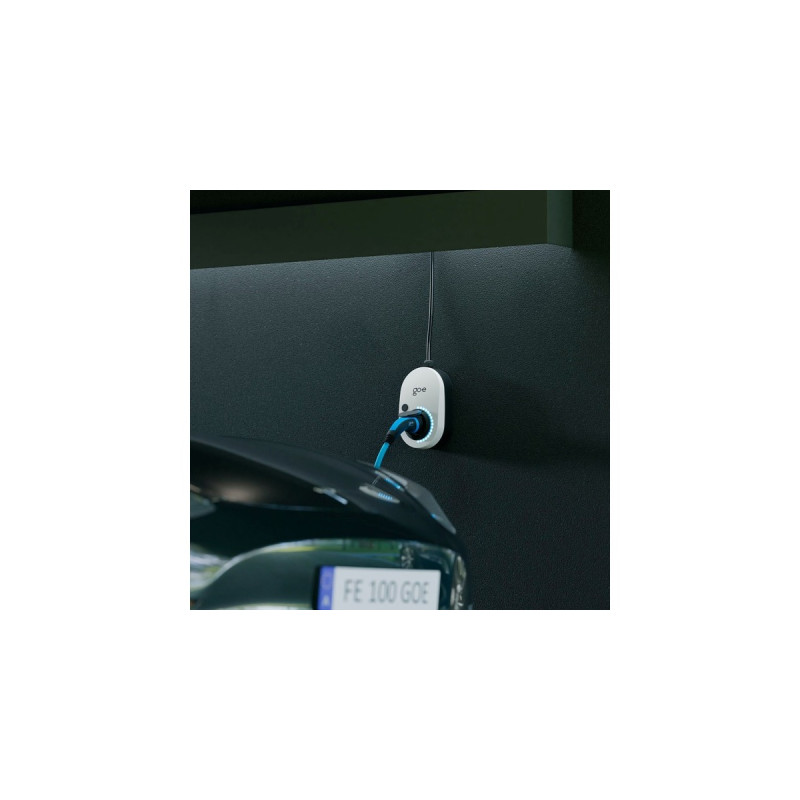 go-e Charger Gemini, 11 kW (16A 3-phasig), Wallbox(weiß/schwarz, ohne Kabel)