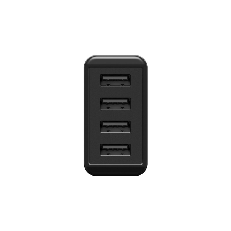 goobay 4-fach USB-Ladegerät (30W) schwarz(schwarz)