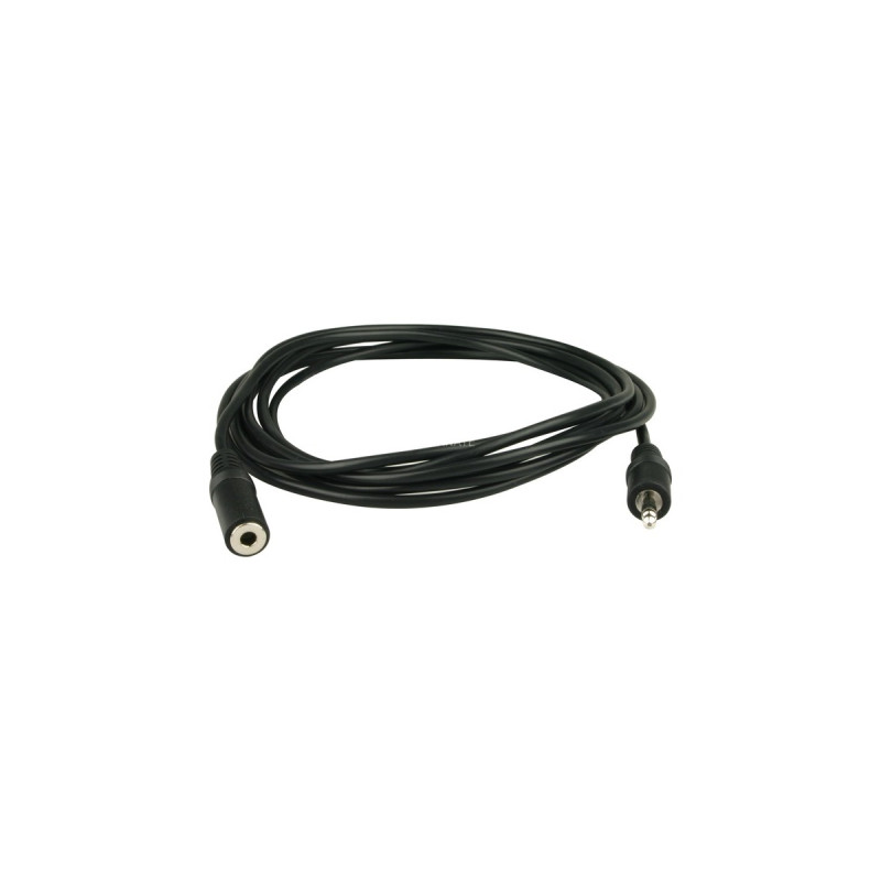 3,5mm Klinke stereo(schwarz, 3 Meter)