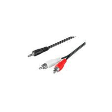 StereoCinch(schwarz, 1,5 Meter)