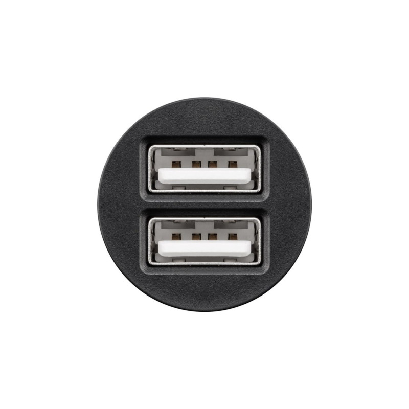 goobay Dual-USB Auto Ladegerät (2xUSB)(schwarz)