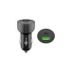 goobay Dual-USB Auto Schnellladegerät USB-C PD (Power Delivery)(schwarz)