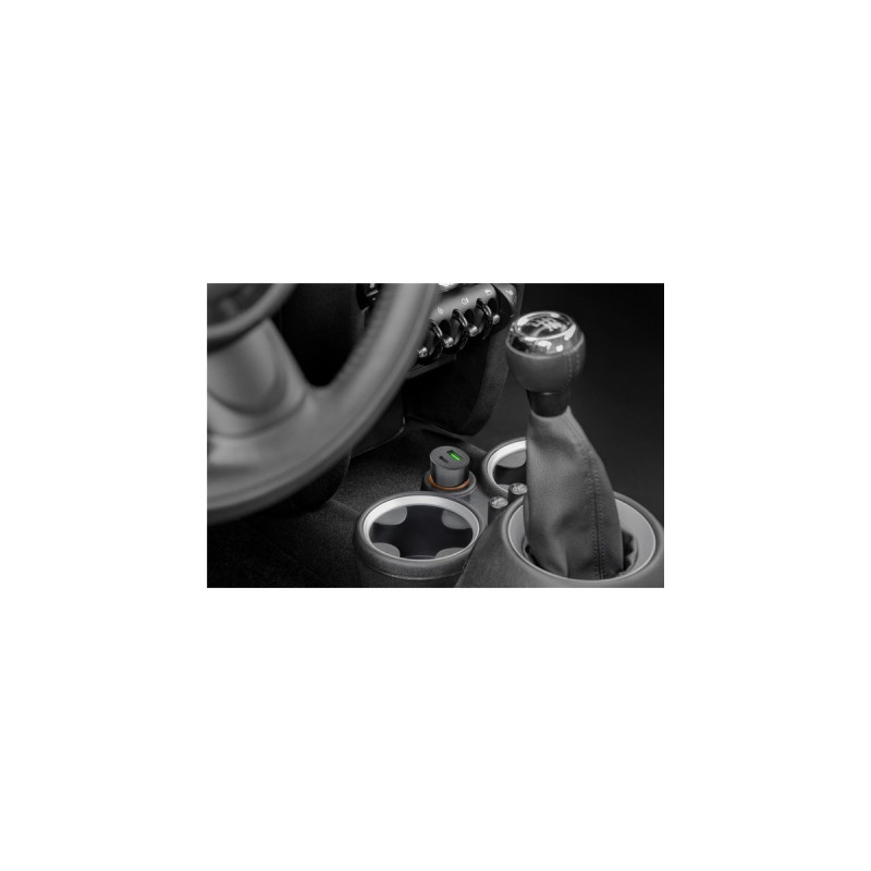 goobay Dual-USB Auto Schnellladegerät USB-C PD (Power Delivery)(schwarz)