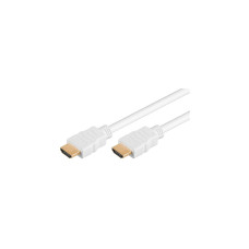 goobay High-Speed-HDMI Kabel mit Ethernet(weiß, 5 Meter)