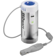 goobay KFZ-Spannungswandler DC/AC, Spannungsregler(silber)