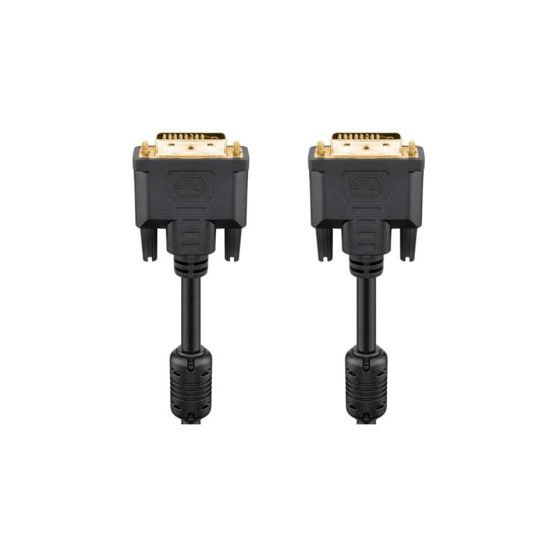 DVI-D, Dual Link 24+1(schwarz, 10 Meter)
