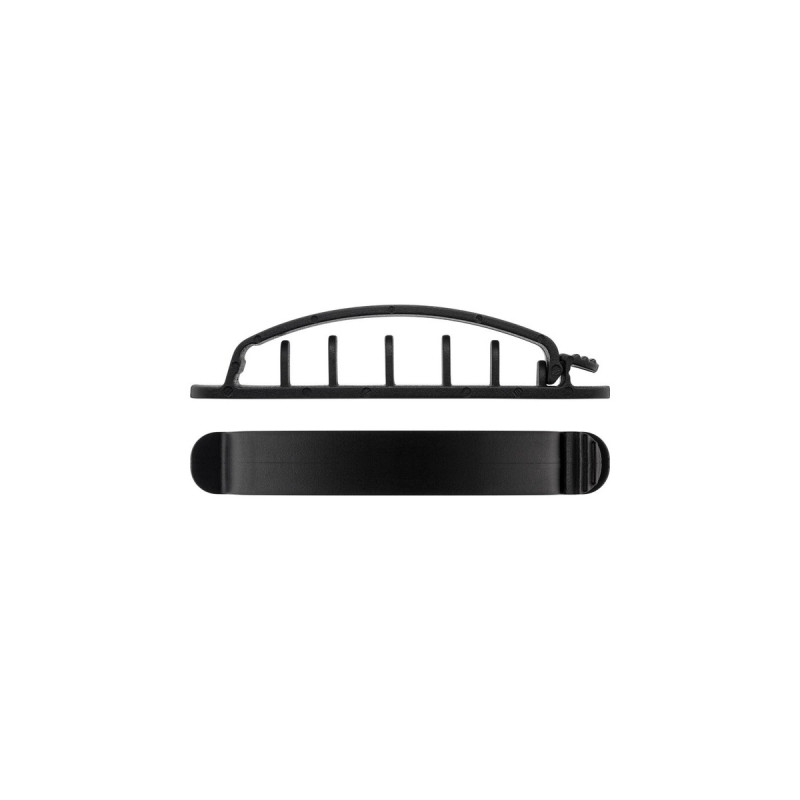 goobay Kabel Management Clip Set, Kabelführung(schwarz, 6er-Set)