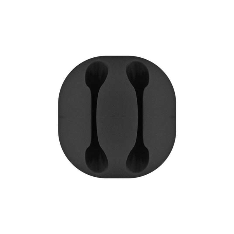 goobay Kabel Management Set, Kabelführung(schwarz, 5er-Set)