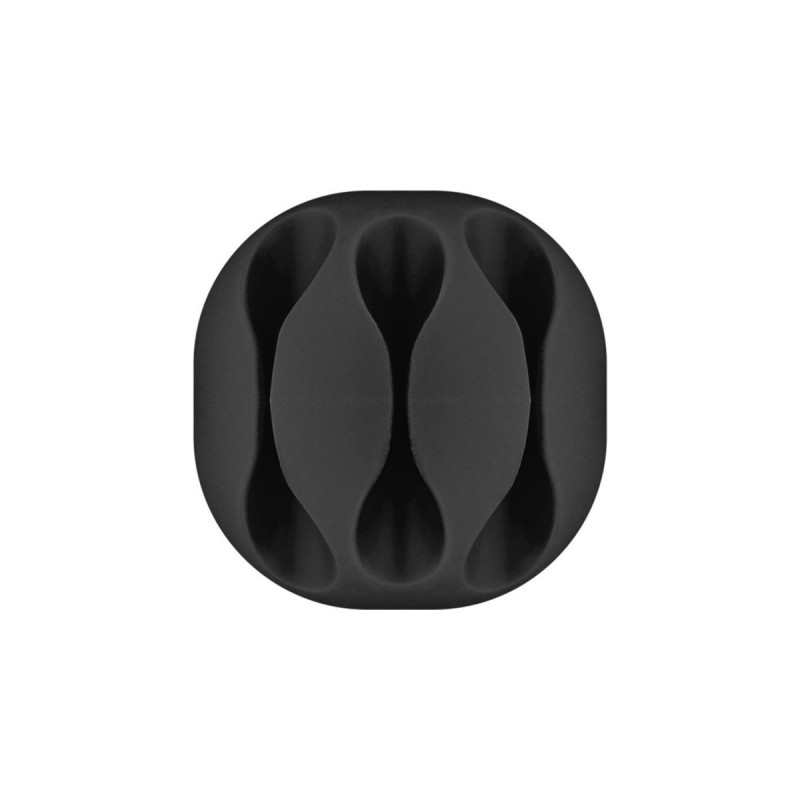 goobay Kabel Management Set, Kabelführung(schwarz, 5er-Set)