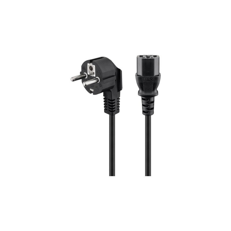 goobay Kaltgerätekabel(schwarz, 1,5 Meter)