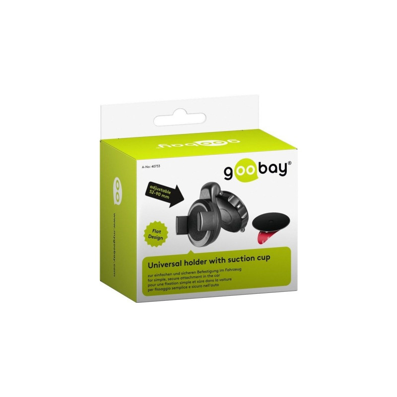 goobay KfZ-Halterung(schwarz)