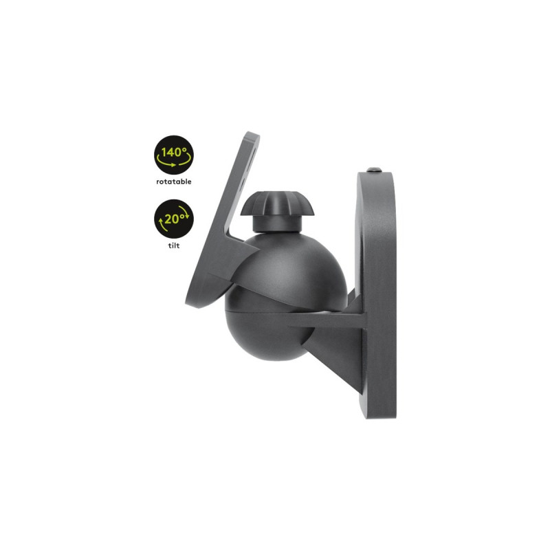 goobay Lautsprecher Wandhalterung(schwarz)