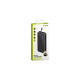 goobay Outdoor Schnelllade-Powerbank 20.000 mAh mit Solar(schwarz, USB-C PD, QC 3.0)