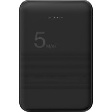 goobay Powerbank kompakt 5.000 mAh(schwarz, 5.000 mAh, Quick Charge 3.0)