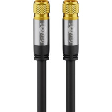 F-Stecker(schwarz, 1 Meter)