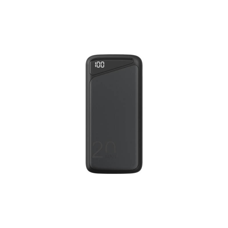 goobay Schnelllade-Powerbank 20.000 mAh(schwarz, PD, Quick Charge 3.0, Super Charge)